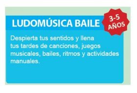 Ludomúsica Baile. Centro Cultural Viñagrande. Club de Infancia. Clases para niños. Cursos para niños. Madrid. Alcorcón