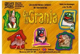 En la Granja. Gabinete de Teatro. Actividades para niños. Planes con niños. Teatro Infantil, Madrid