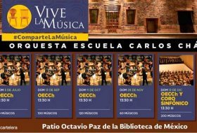 Concierto para niños: Vive la Música. Biblioteca de México. Actividades para niños. Planes para niños. Ciudad de México, DF Cuauhtémoc