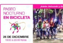 Bicicleta en familia: Paseo nocturno en bicicleta. ECOBICI. Actividades para niños. Planes para niños. Ciudad de México, DF Cuauhtémoc