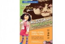 Teatro infantil: Alicia en el laberinto. Universum. Museo de las Ciencias de la UNAM. Actividades para niños. Planes para niños. Ciudad de México, DF Coyoacán